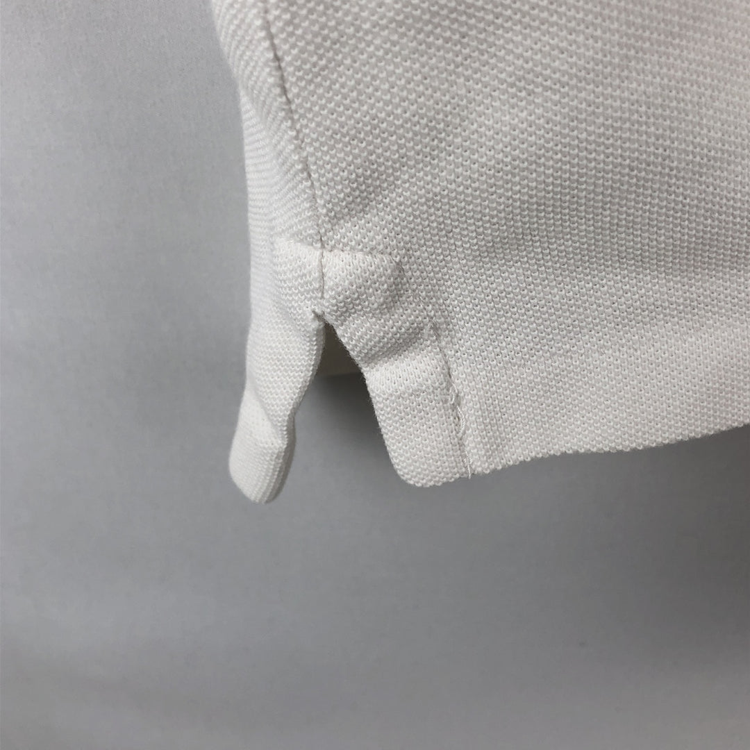 Ralph Lauren POLO RALPH LAUREN CUSTOM SLIM FIT short sleeve polo shirt men's size M cotton white type Vintage Second Hand