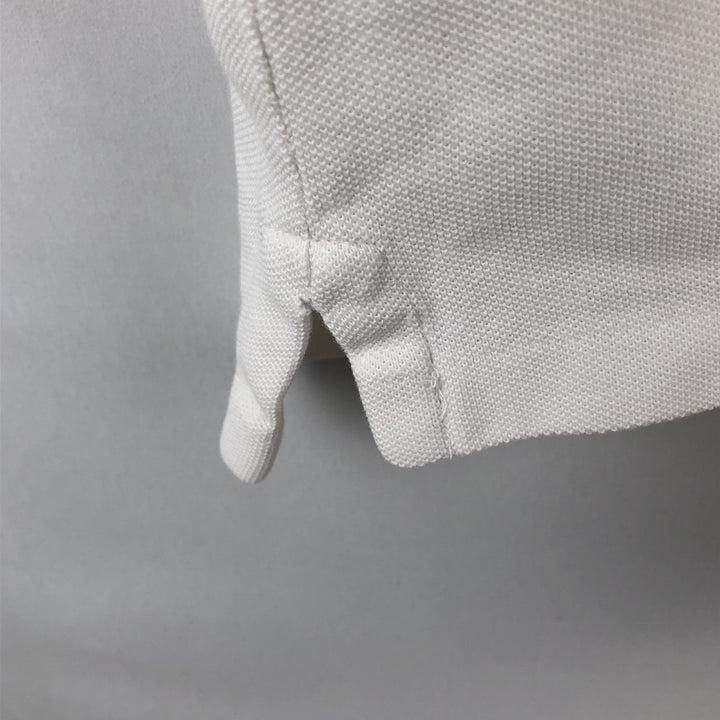 Ralph Lauren POLO RALPH LAUREN CUSTOM SLIM FIT short sleeve polo shirt men's size M cotton white type Vintage Second Hand
