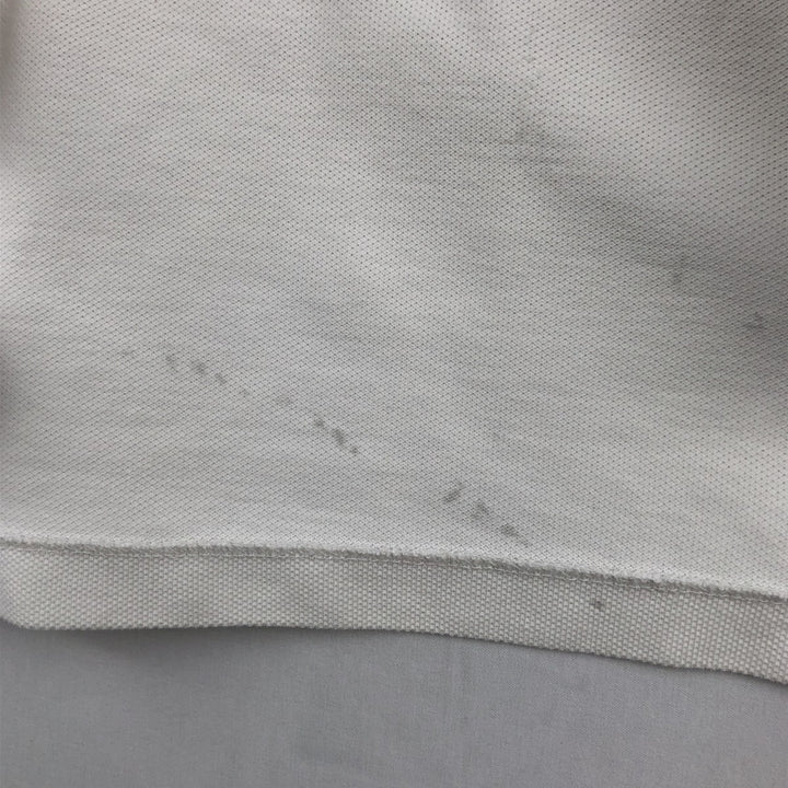 Ralph Lauren POLO RALPH LAUREN CUSTOM SLIM FIT short sleeve polo shirt men's size M cotton white type Vintage Second Hand
