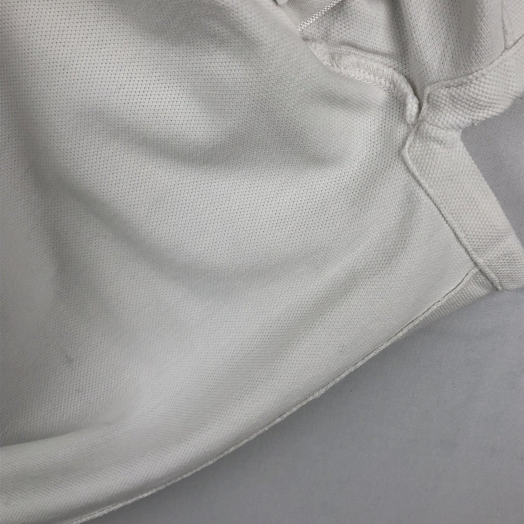 Ralph Lauren POLO RALPH LAUREN CUSTOM SLIM FIT short sleeve polo shirt men's size M cotton white type Vintage Second Hand