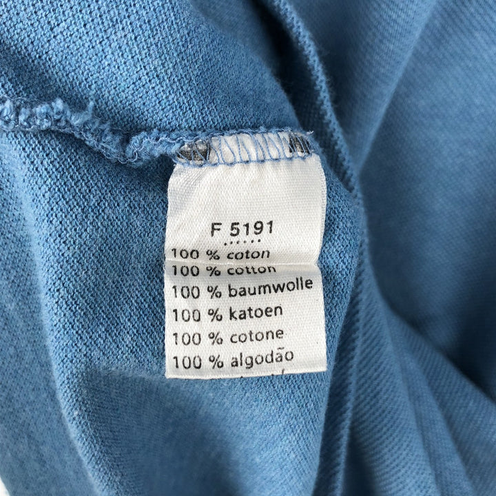 Lacoste LACOSTE short sleeve polo shirt, men's size L cotton blue type Vintage Second Hand