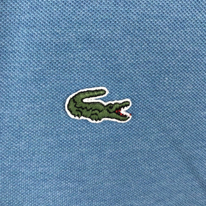 Lacoste LACOSTE short sleeve polo shirt, men's size L cotton blue type Vintage Second Hand