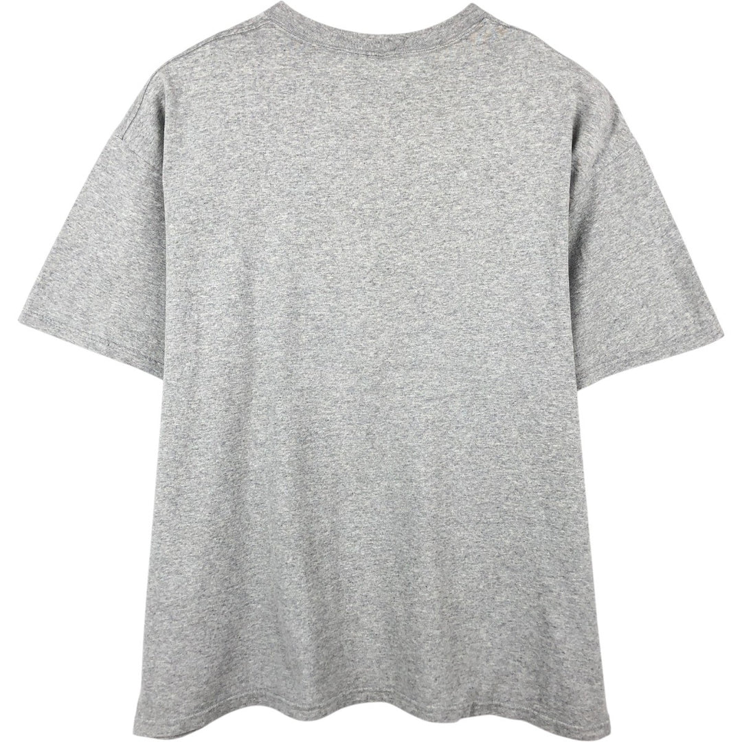 90'S Nike Logo Print T-Shirt, Made in USA, Men's Size L (approx.), Vintage cotton gray type Vintage Second Hand