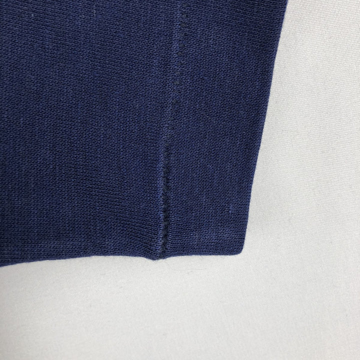 90'S Nike Silver Tag Big Logo Logo Print T-Shirt, Made in USA, Men's XL Equivalent, Vintage polyester navy blue type Vintage Second Hand
