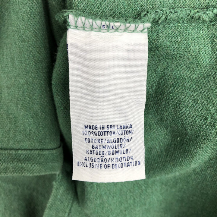 Ralph Lauren POLO RALPH LAUREN short sleeve polo shirt men's size L cotton green type Vintage Second Hand