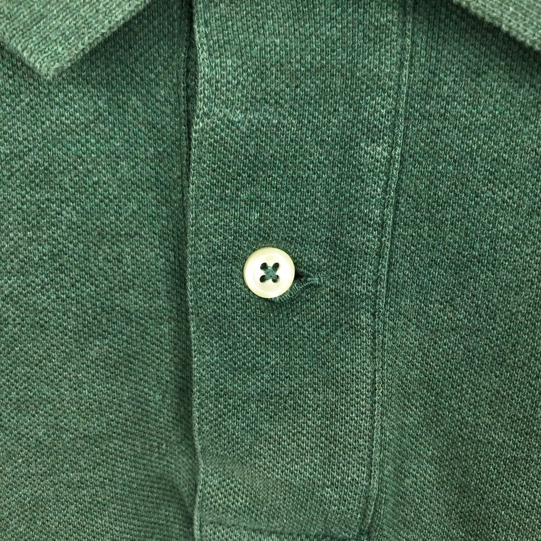 Ralph Lauren POLO RALPH LAUREN short sleeve polo shirt men's size L cotton green type Vintage Second Hand