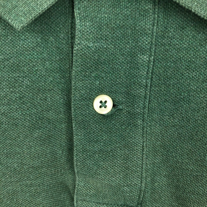 Ralph Lauren POLO RALPH LAUREN short sleeve polo shirt men's size L cotton green type Vintage Second Hand