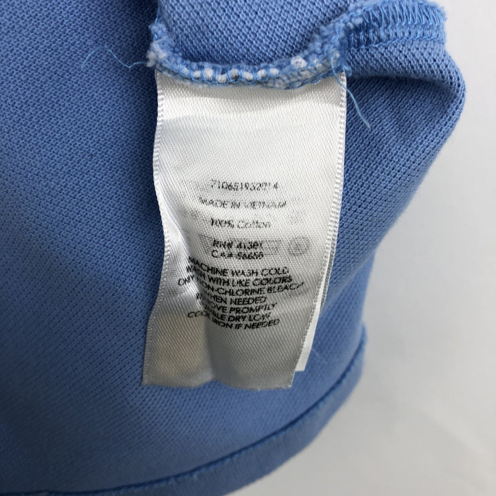 Ralph Lauren POLO RALPH LAUREN CUSTOM FIT short sleeve polo shirt men's XL equivalent cotton Blue type light blue Vintage Second Hand