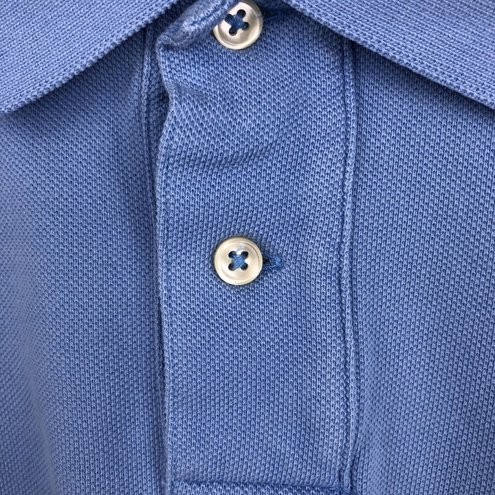 Ralph Lauren POLO RALPH LAUREN CUSTOM FIT short sleeve polo shirt men's XL equivalent cotton Blue type light blue Vintage Second Hand