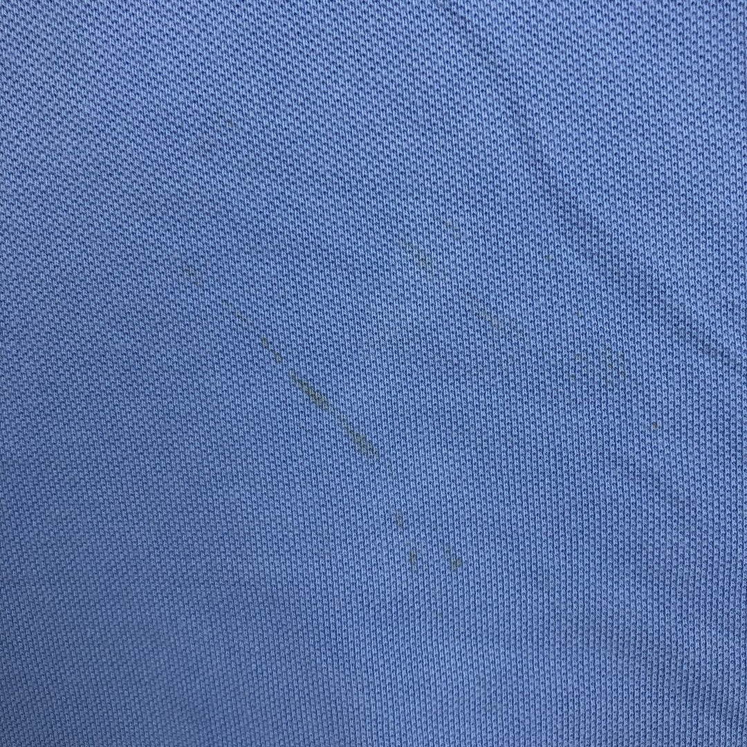 Ralph Lauren POLO RALPH LAUREN CUSTOM FIT short sleeve polo shirt men's XL equivalent cotton Blue type light blue Vintage Second Hand