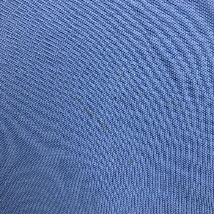 Ralph Lauren POLO RALPH LAUREN CUSTOM FIT short sleeve polo shirt men's XL equivalent cotton Blue type light blue Vintage Second Hand