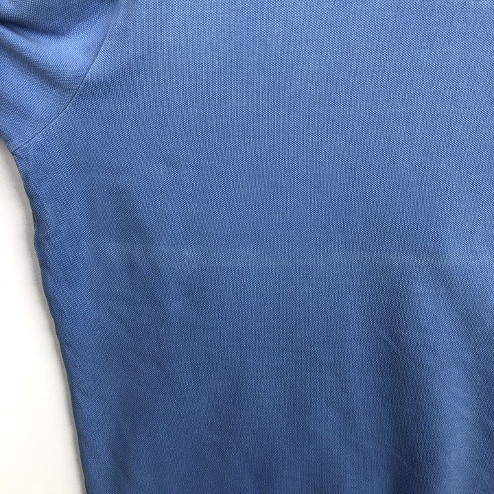 Ralph Lauren POLO RALPH LAUREN CUSTOM FIT short sleeve polo shirt men's XL equivalent cotton Blue type light blue Vintage Second Hand