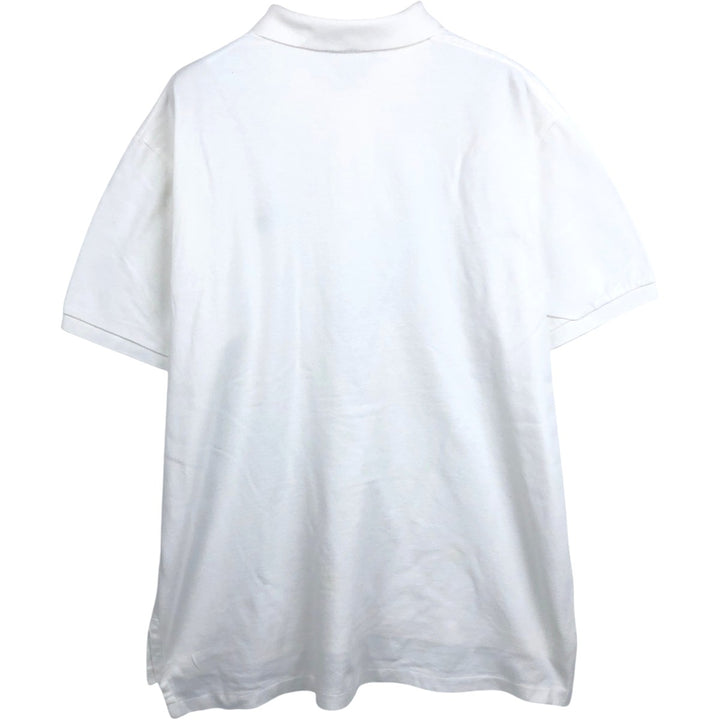 Ralph Lauren POLO RALPH LAUREN short sleeve polo shirt men's XL equivalent cotton white type Vintage Second Hand