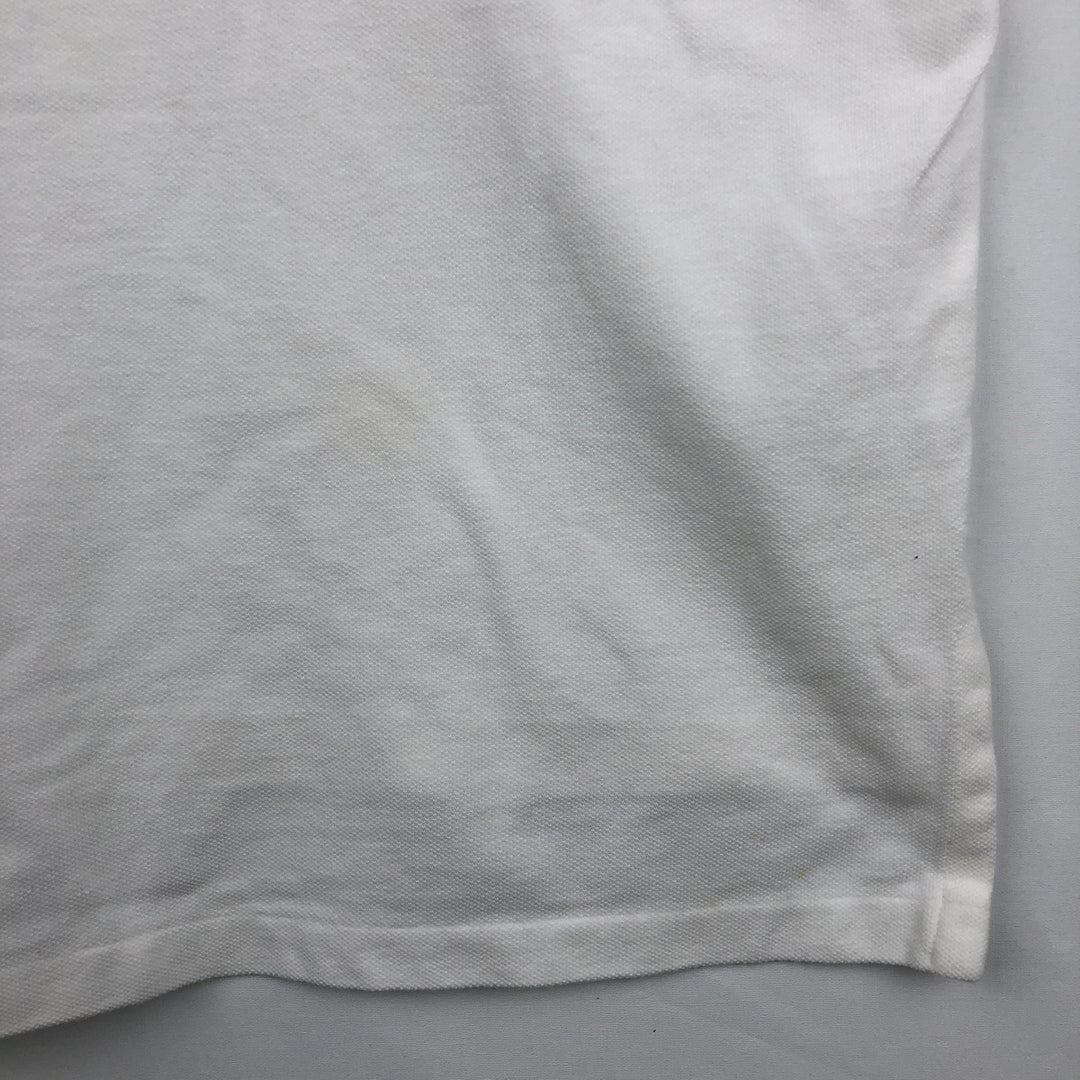 Ralph Lauren POLO RALPH LAUREN short sleeve polo shirt men's XL equivalent cotton white type Vintage Second Hand