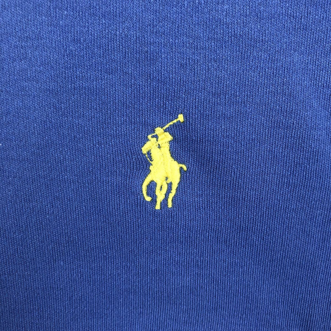 Ralph Lauren POLO by Ralph Lauren CUSTOM FIT short sleeve polo shirt, men's M size cotton blue type Vintage Second Hand