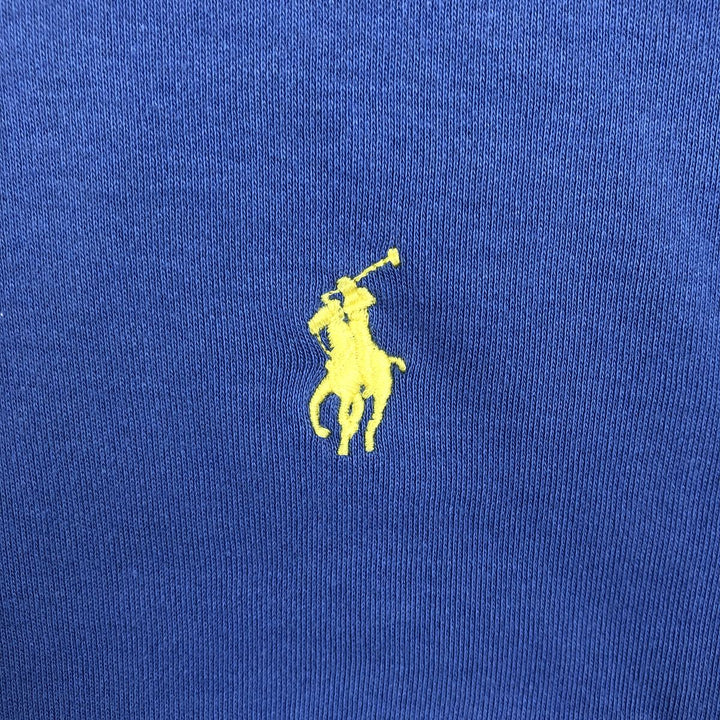 Ralph Lauren POLO by Ralph Lauren CUSTOM FIT short sleeve polo shirt, men's M size cotton blue type Vintage Second Hand