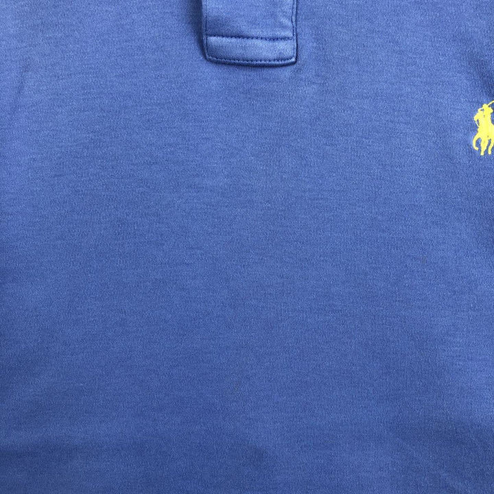 Ralph Lauren POLO by Ralph Lauren CUSTOM FIT short sleeve polo shirt, men's M size cotton blue type Vintage Second Hand