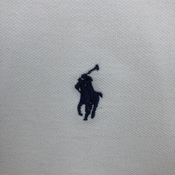 Ralph Lauren POLO by Ralph Lauren CUSTOM FIT short sleeve polo shirt, men's XL size cotton white type Vintage Second Hand