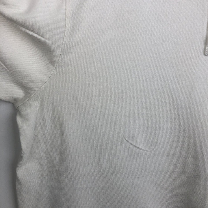 Ralph Lauren POLO by Ralph Lauren CUSTOM FIT short sleeve polo shirt, men's XL size cotton white type Vintage Second Hand