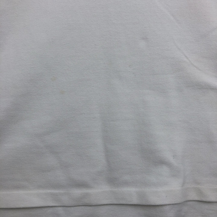 Ralph Lauren POLO by Ralph Lauren CUSTOM FIT short sleeve polo shirt, men's XL size cotton white type Vintage Second Hand
