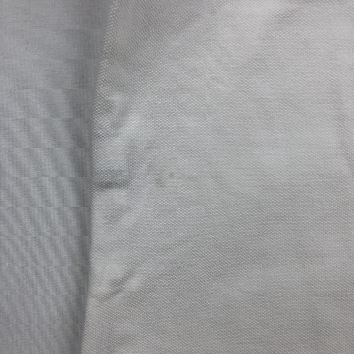 Ralph Lauren POLO by Ralph Lauren CUSTOM FIT short sleeve polo shirt, men's XL size cotton white type Vintage Second Hand
