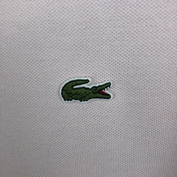 Lacoste Classic Fit short sleeve polo shirt, men's size L cotton pink type Vintage Second Hand