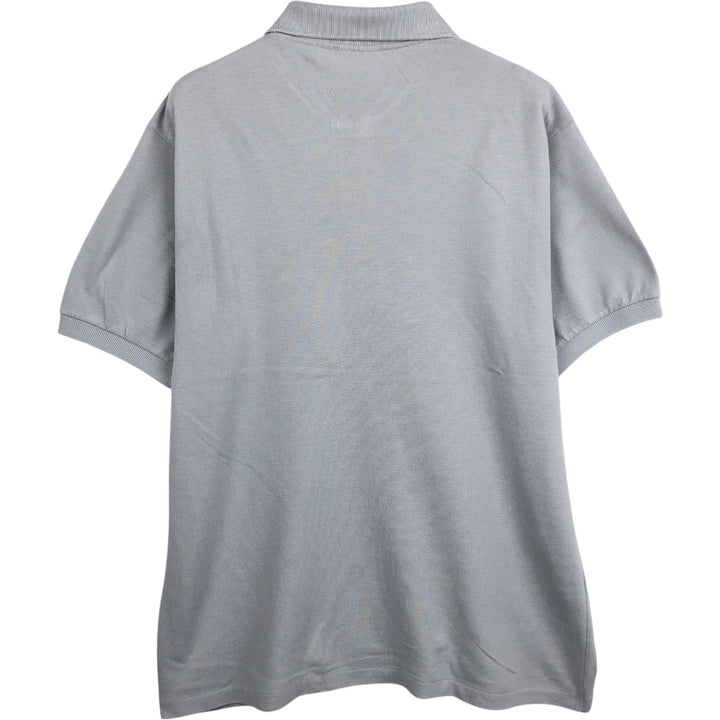 2000'S Lacoste Short-Sleeve Polo Shirt, Size 5 (Equivalent to Men's Large) cotton gray type Vintage Second Hand