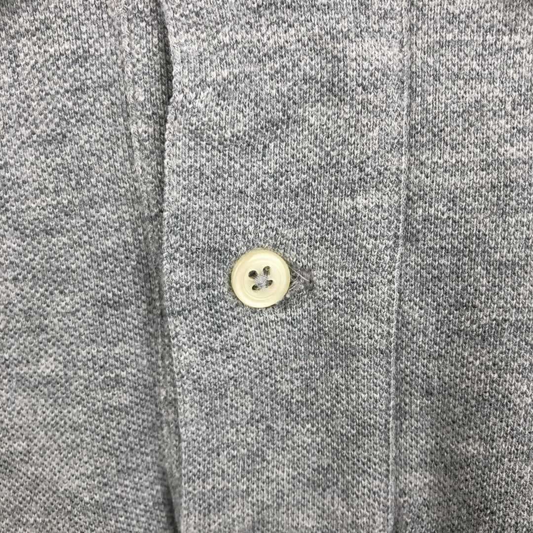 Ralph Lauren POLO by Ralph Lauren short sleeve polo shirt, men's size L cotton gray type Vintage Second Hand