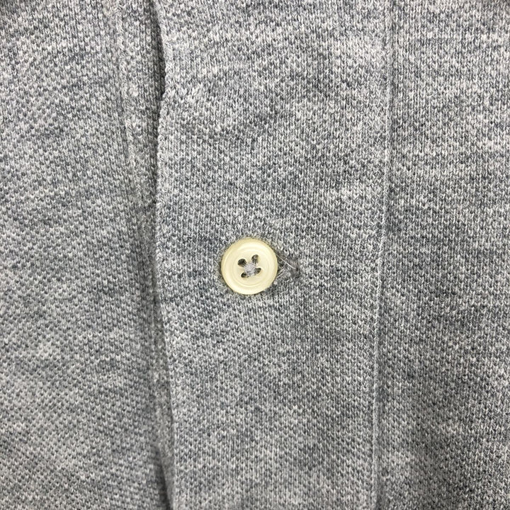 Ralph Lauren POLO by Ralph Lauren short sleeve polo shirt, men's size L cotton gray type Vintage Second Hand
