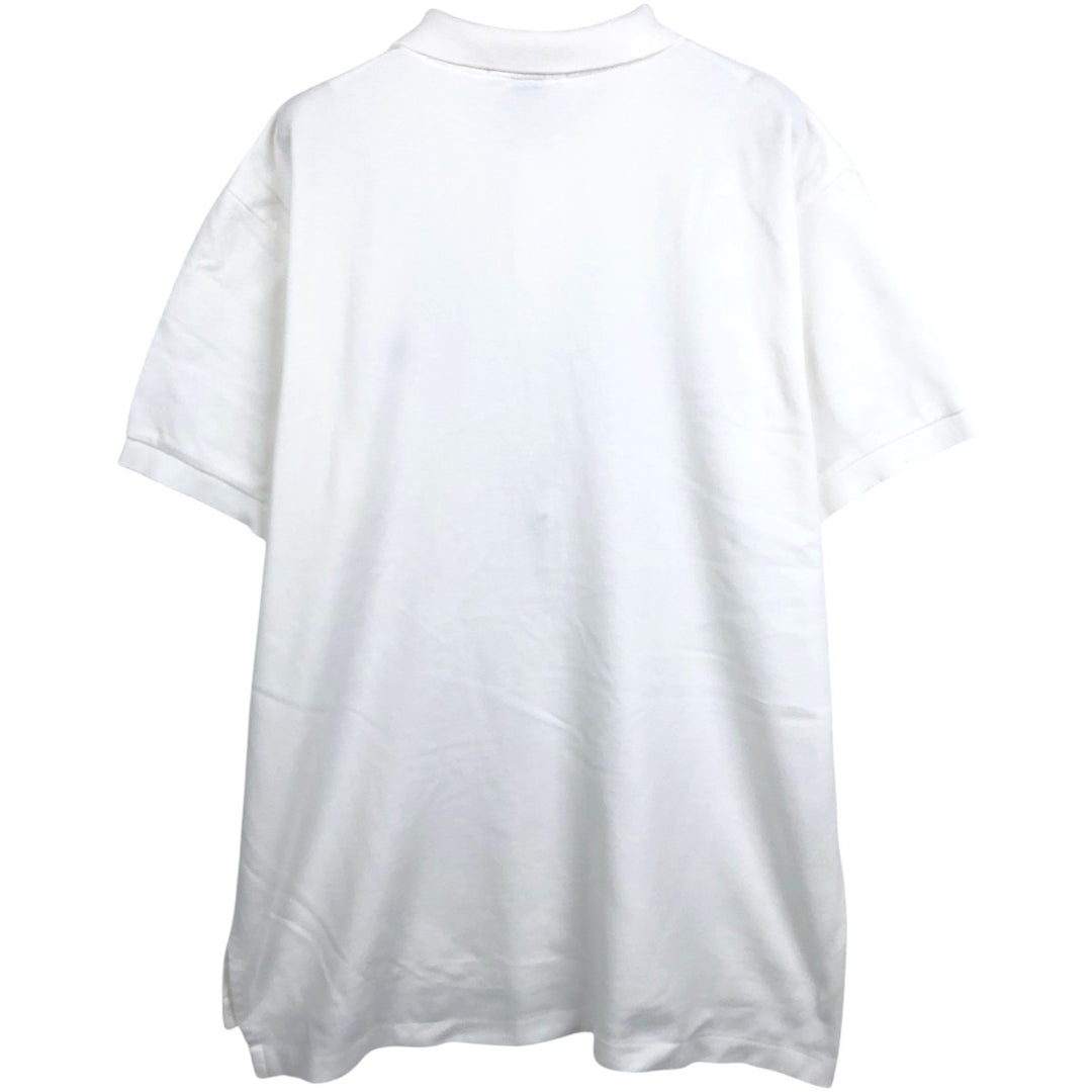 Ralph Lauren POLO by Ralph Lauren short sleeve polo shirt, men's XL size cotton white type Vintage Second Hand
