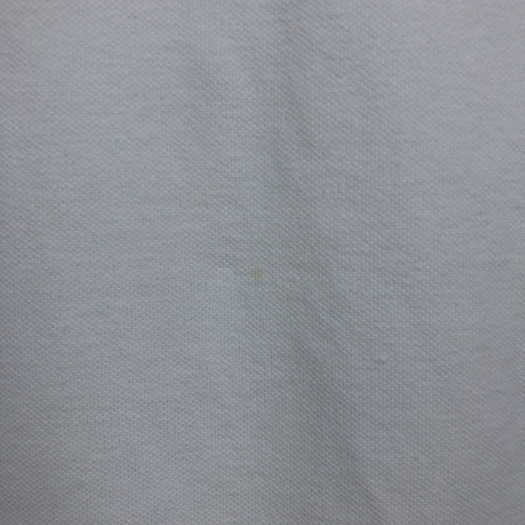 Ralph Lauren POLO by Ralph Lauren short sleeve polo shirt, men's XL size cotton white type Vintage Second Hand