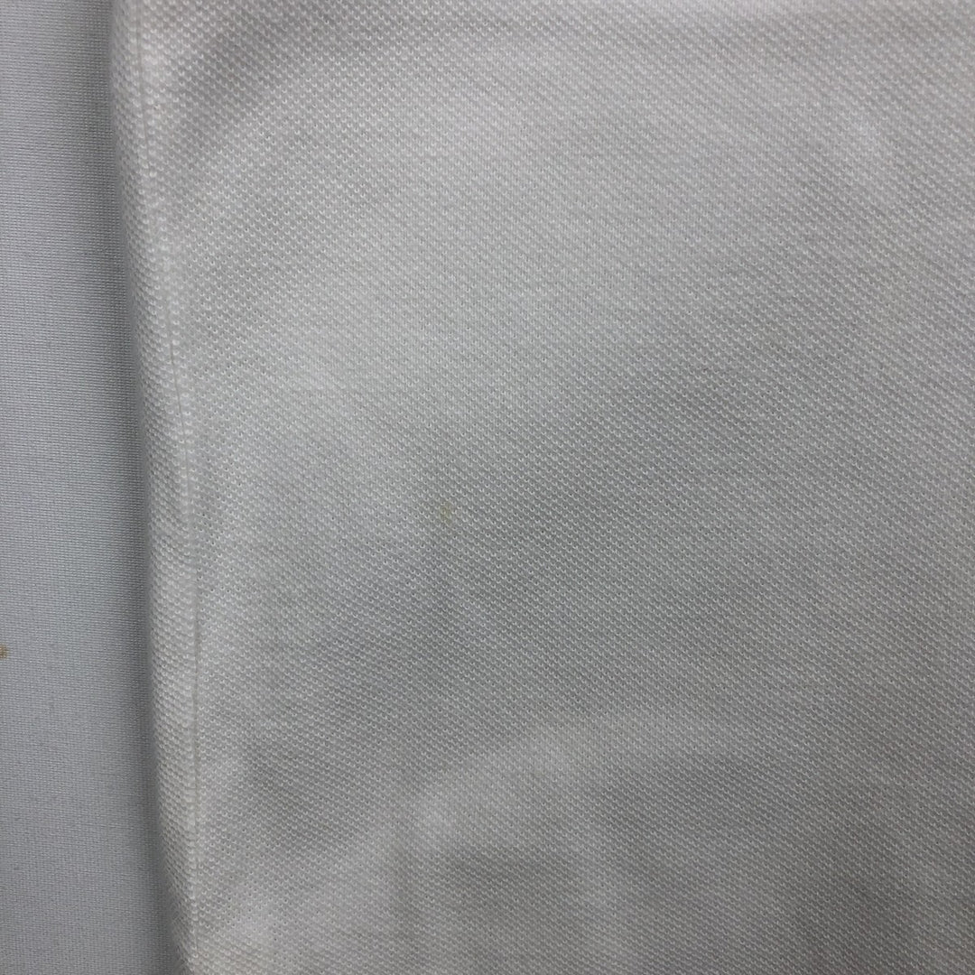 Ralph Lauren POLO by Ralph Lauren short sleeve polo shirt, men's XL size cotton white type Vintage Second Hand