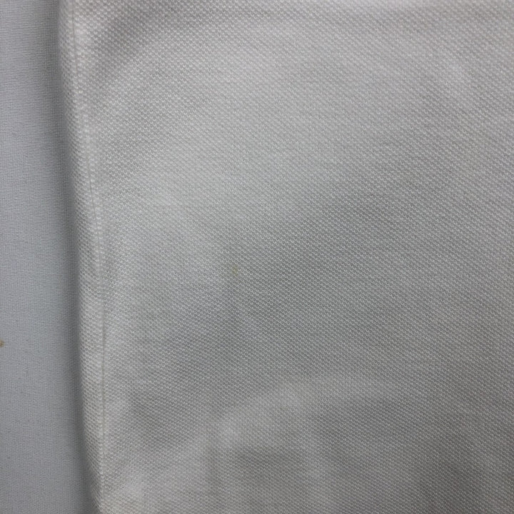 Ralph Lauren POLO by Ralph Lauren short sleeve polo shirt, men's XL size cotton white type Vintage Second Hand