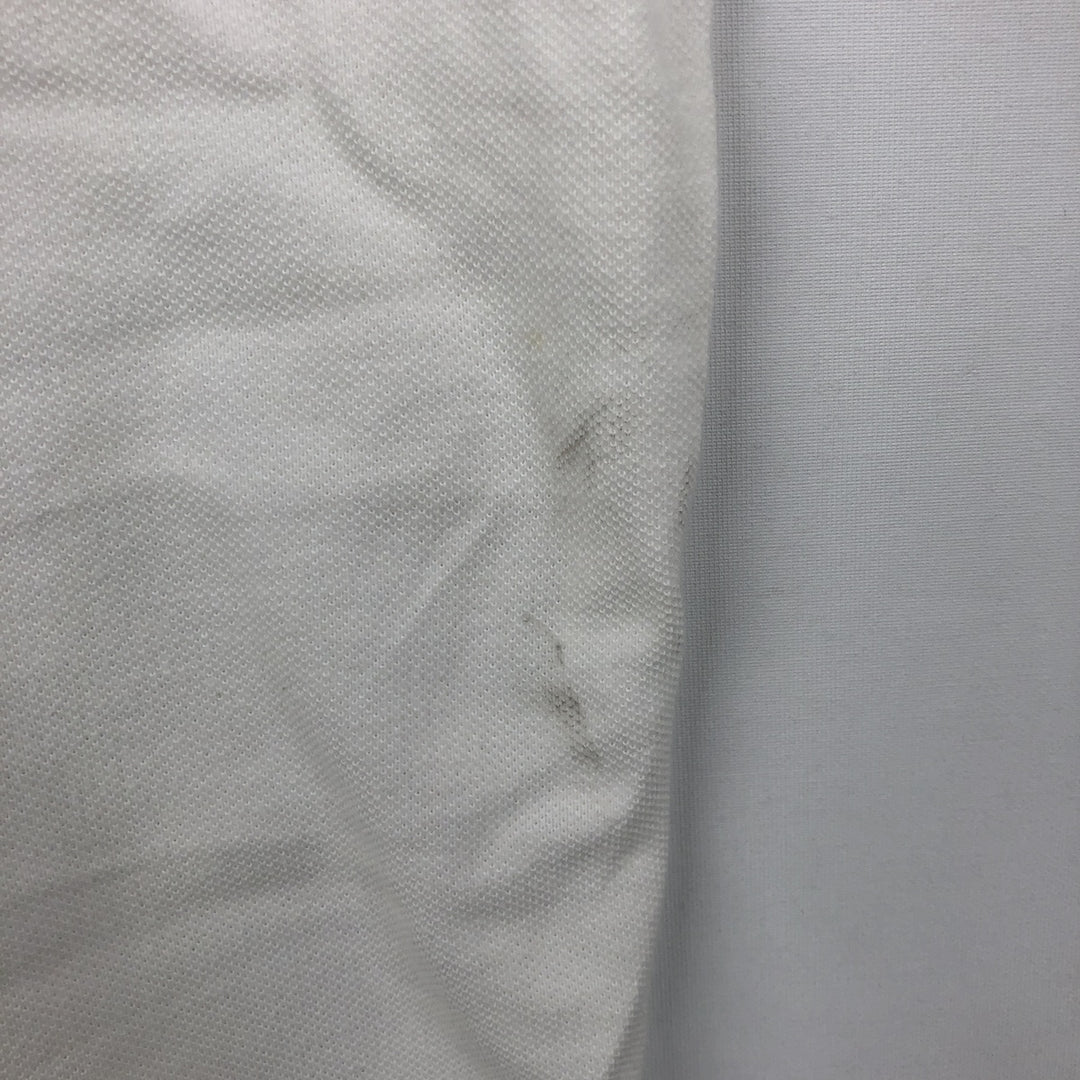 Ralph Lauren POLO by Ralph Lauren short sleeve polo shirt, men's XL size cotton white type Vintage Second Hand