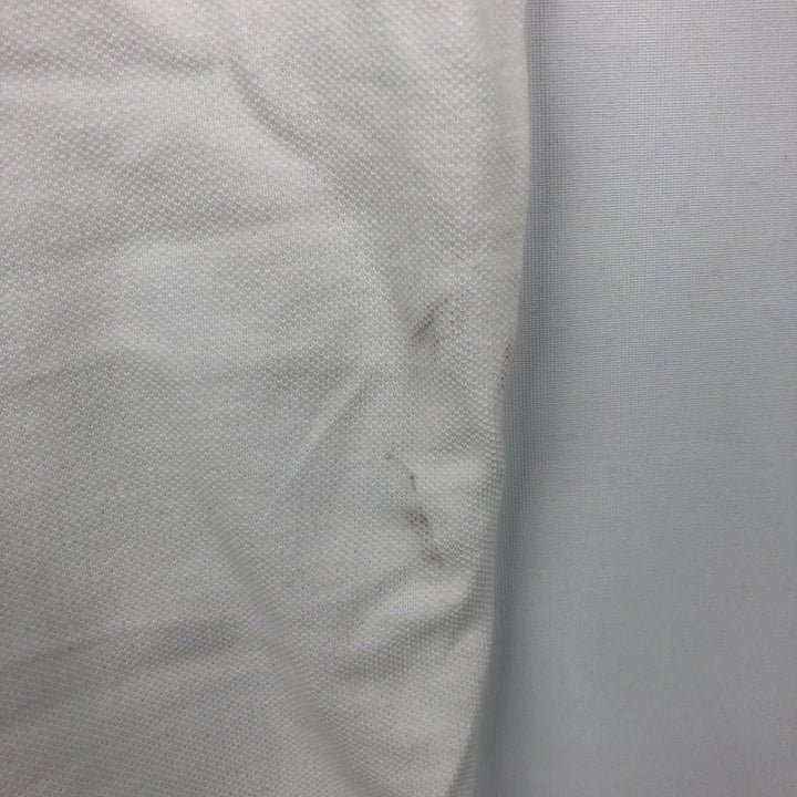 Ralph Lauren POLO by Ralph Lauren short sleeve polo shirt, men's XL size cotton white type Vintage Second Hand