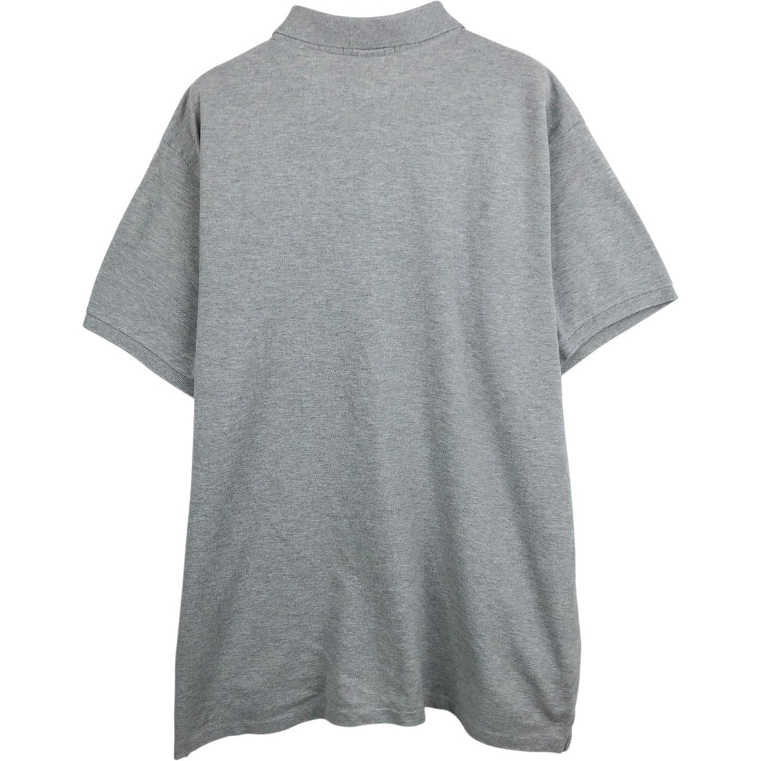 Ralph Lauren POLO by Ralph Lauren CUSTOM FIT short sleeve polo shirt, men's XXL equivalent cotton gray type Vintage Second Hand