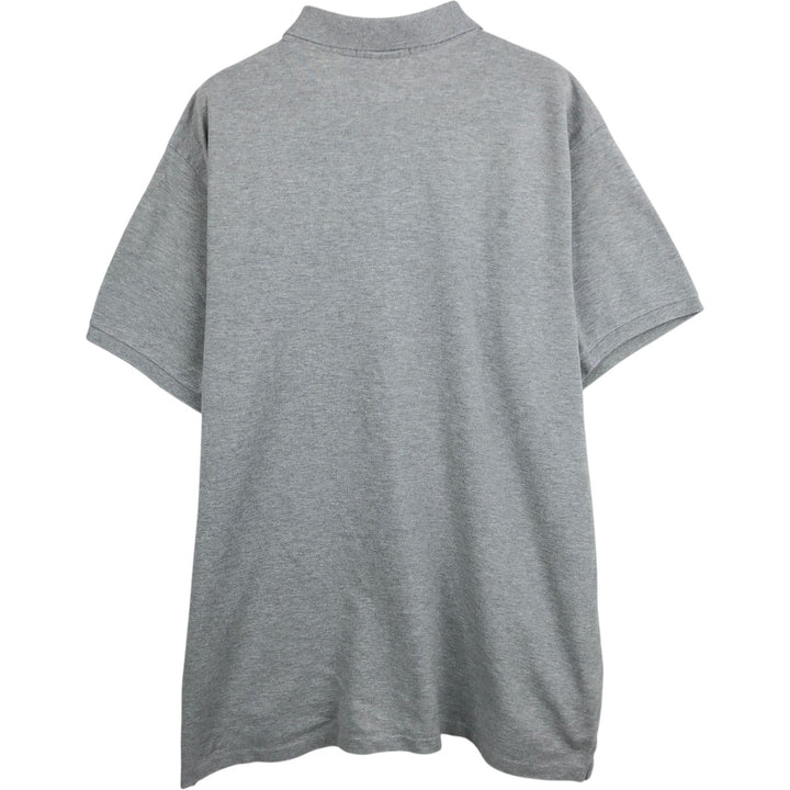 Ralph Lauren POLO by Ralph Lauren CUSTOM FIT short sleeve polo shirt, men's XXL equivalent cotton gray type Vintage Second Hand