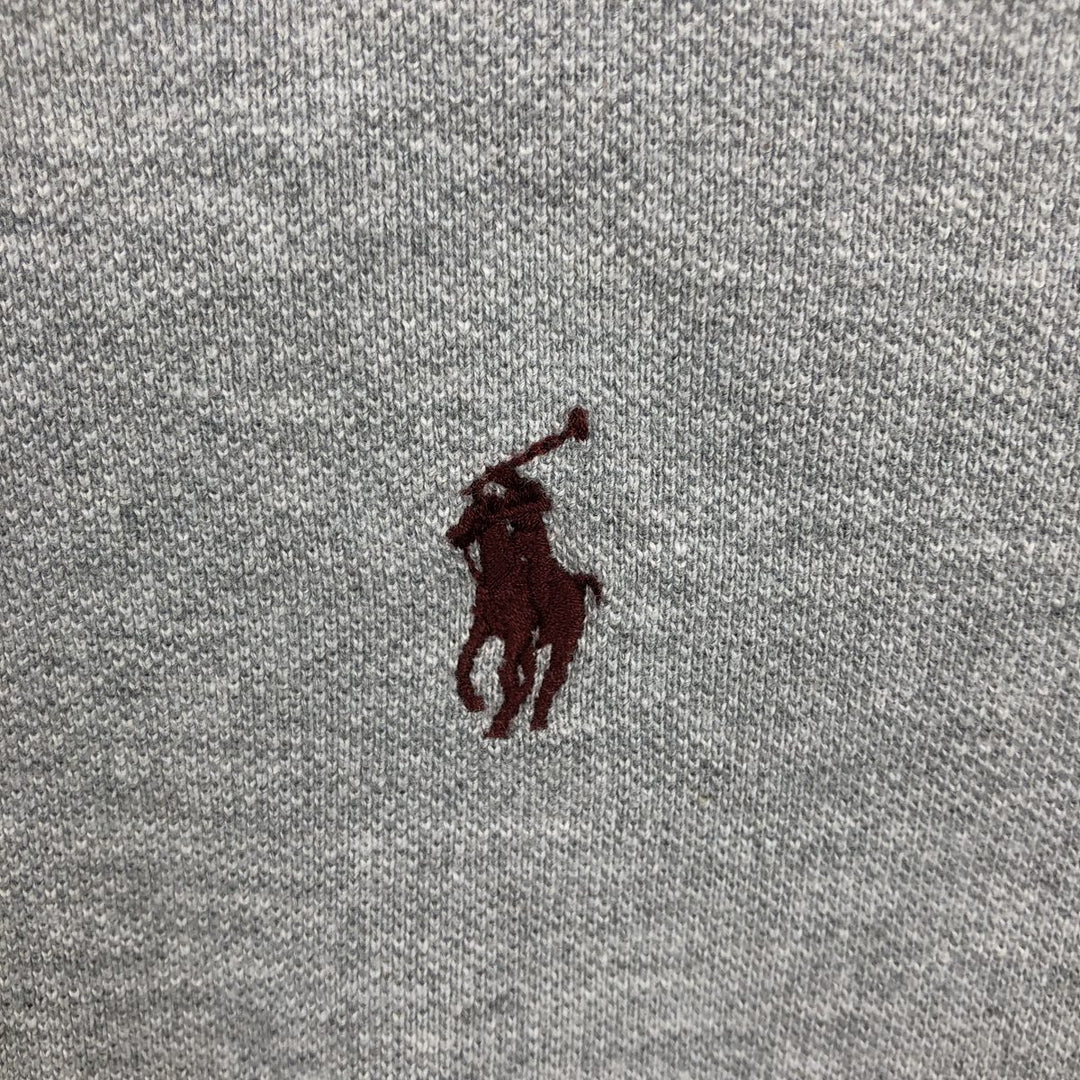 Ralph Lauren POLO by Ralph Lauren CUSTOM FIT short sleeve polo shirt, men's XXL equivalent cotton gray type Vintage Second Hand