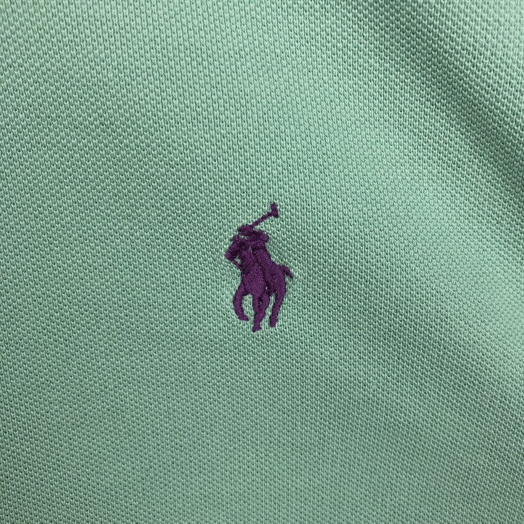 Ralph Lauren POLO by Ralph Lauren short sleeve polo shirt, men's size XXL cotton Mint green Vintage Second Hand
