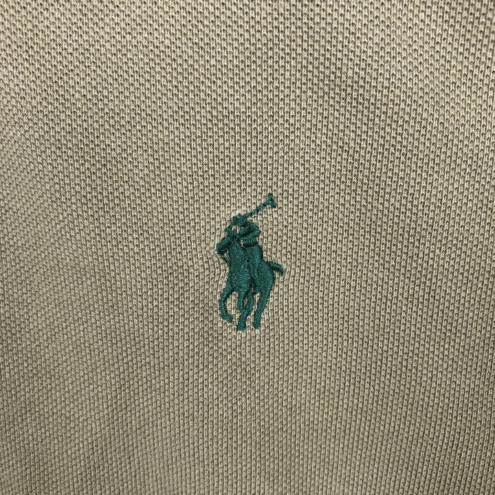 Ralph Lauren POLO by Ralph Lauren short sleeve polo shirt, men's size M cotton Khaki type Vintage Second Hand