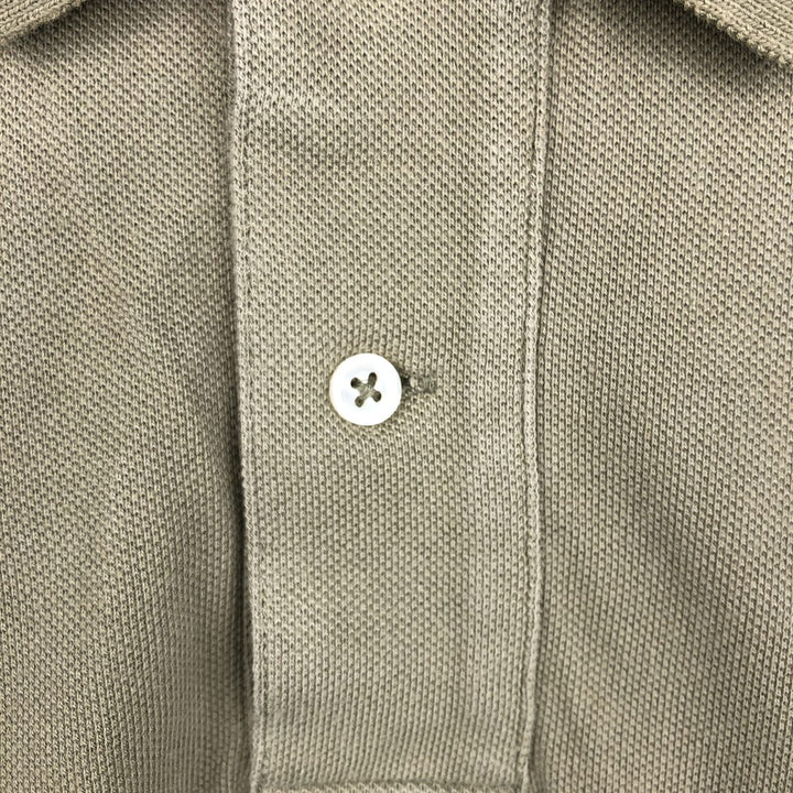Ralph Lauren POLO by Ralph Lauren short sleeve polo shirt, men's size M cotton Khaki type Vintage Second Hand