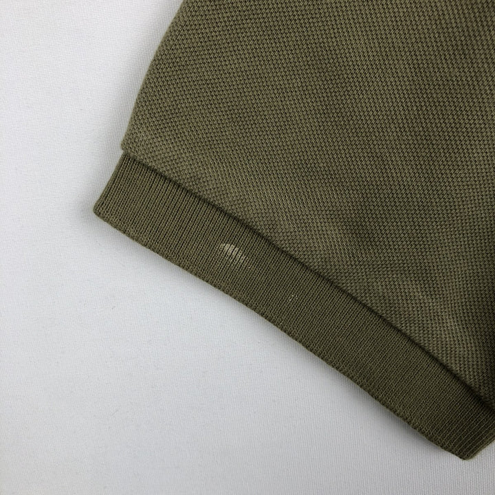 Ralph Lauren POLO by Ralph Lauren short sleeve polo shirt, men's size M cotton Khaki type Vintage Second Hand