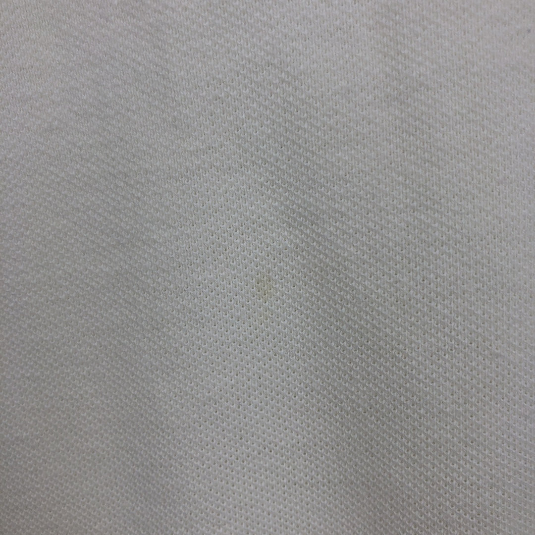 Ralph Lauren POLO by Ralph Lauren short sleeve polo shirt, men's size M cotton unbleached Vintage Second Hand