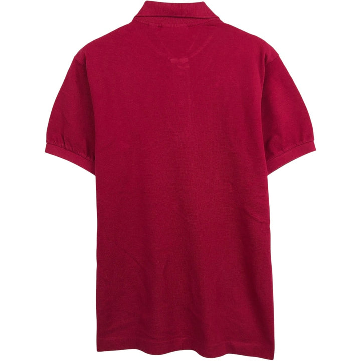 Lacoste Classic Fit short sleeve polo shirt size 3, men's size S cotton red type Vintage Second Hand