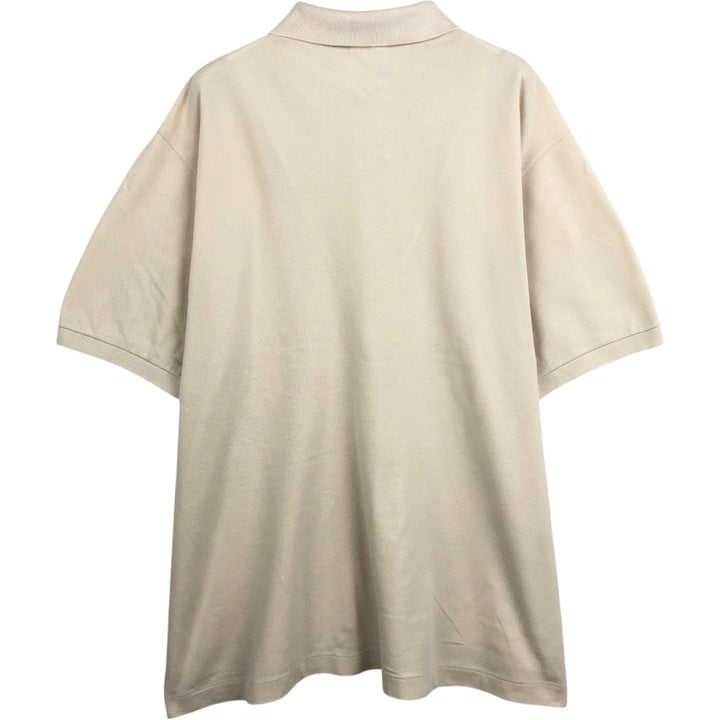 Lacoste LACOSTE short sleeve polo shirt size 8, equivalent to men's XXL cotton Beige type Vintage Second Hand
