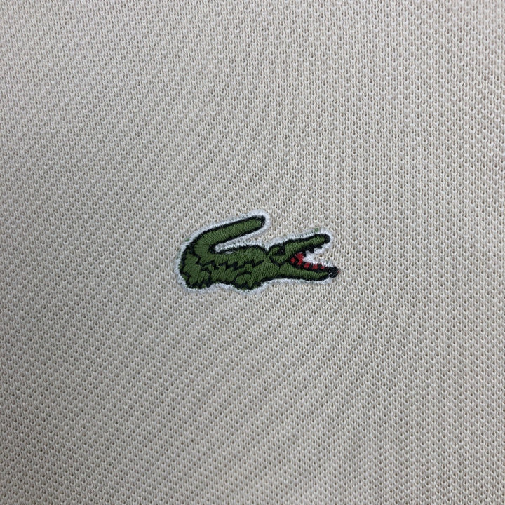 Lacoste LACOSTE short sleeve polo shirt size 8, equivalent to men's XXL cotton Beige type Vintage Second Hand