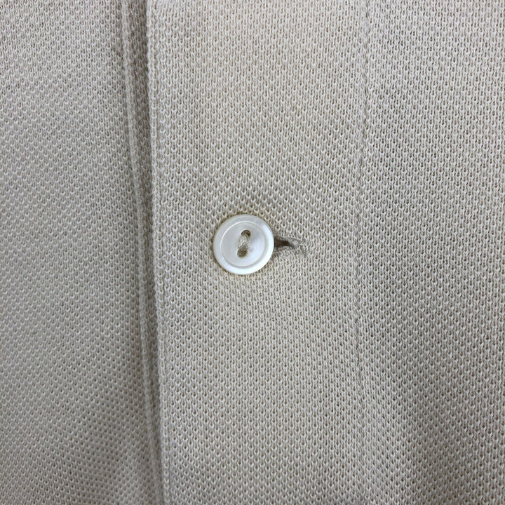 Lacoste LACOSTE short sleeve polo shirt size 8, equivalent to men's XXL cotton Beige type Vintage Second Hand