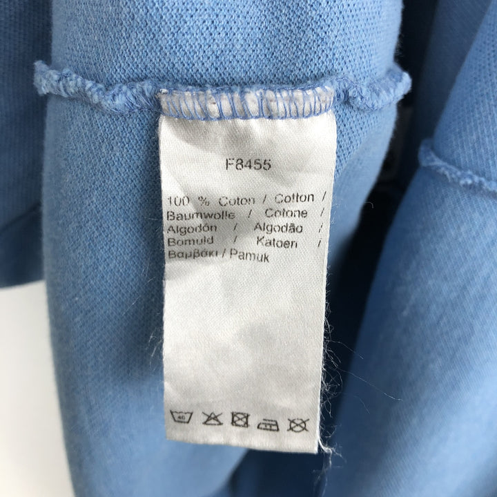 Lacoste Classic Fit short sleeve polo shirt, men's XL size cotton Blue type light blue Vintage Second Hand
