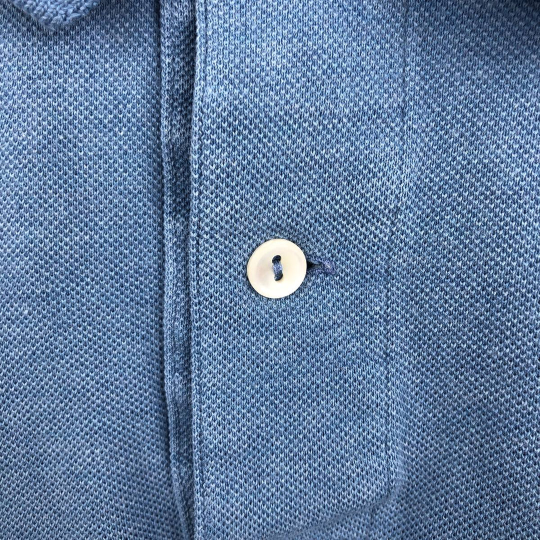 Lacoste Classic Fit short sleeve polo shirt, men's XL size cotton Blue type light blue Vintage Second Hand