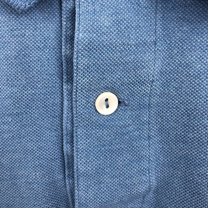 Lacoste Classic Fit short sleeve polo shirt, men's XL size cotton Blue type light blue Vintage Second Hand